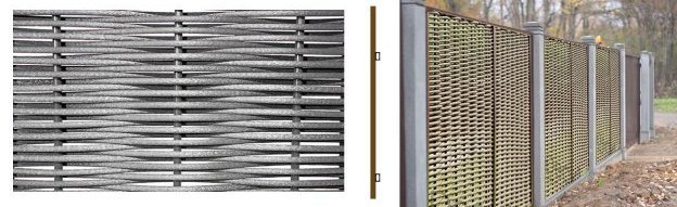 Модульный евро-забор недорого для коттеджа, загородного дома