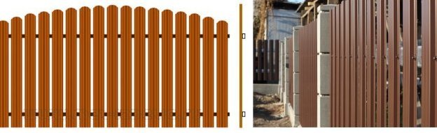 Модульный евро-забор недорого для коттеджа, загородного дома